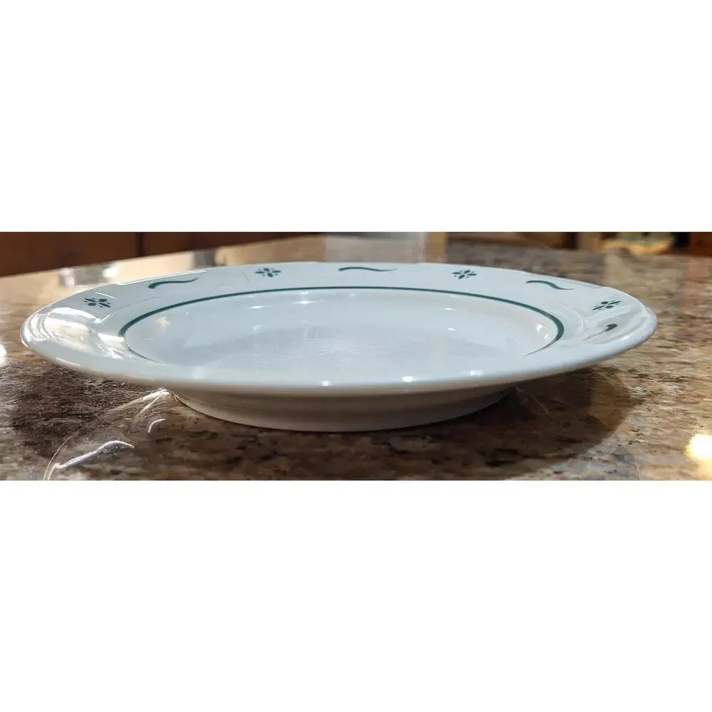 Longaberger Woven Traditions Classic Green Bread and Butter Plate 7 1/4